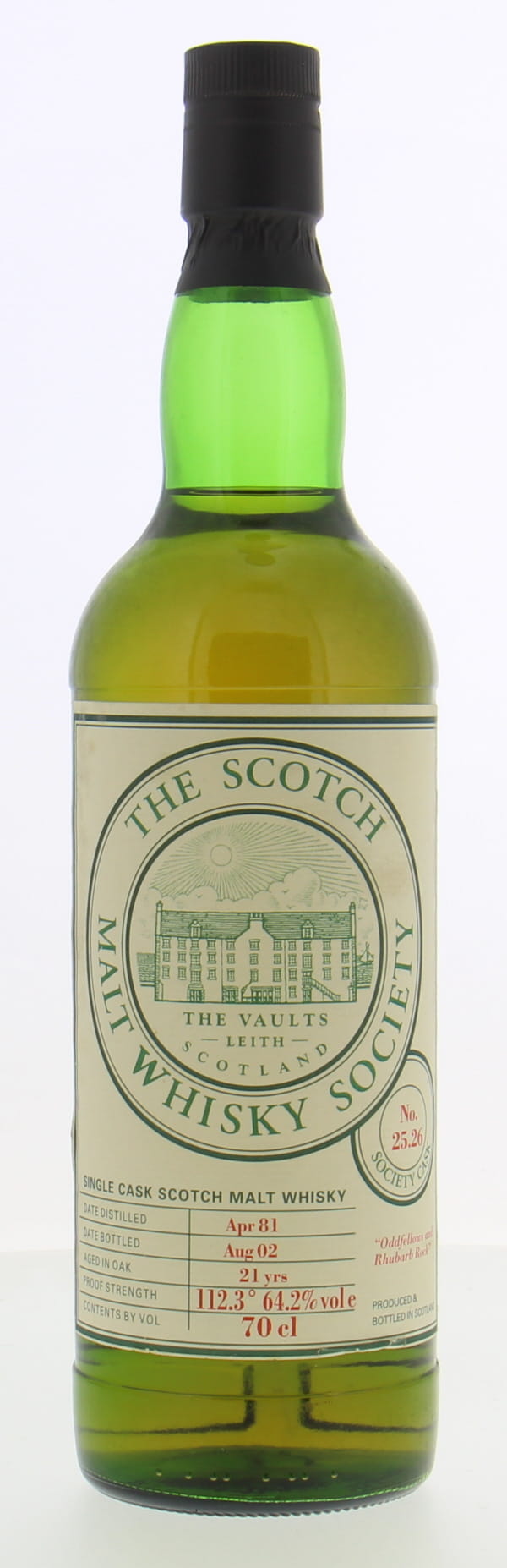 Rosebank - 1981 SMWS Oddfellows and Rhubarb Rock 25.26 64.2% 1981