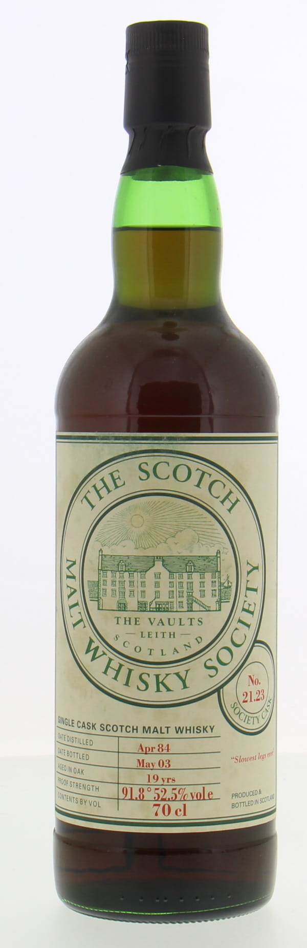 Glenglassaugh - 1984 SMWS 21.23 Slowest legs ever 52.5% 1984