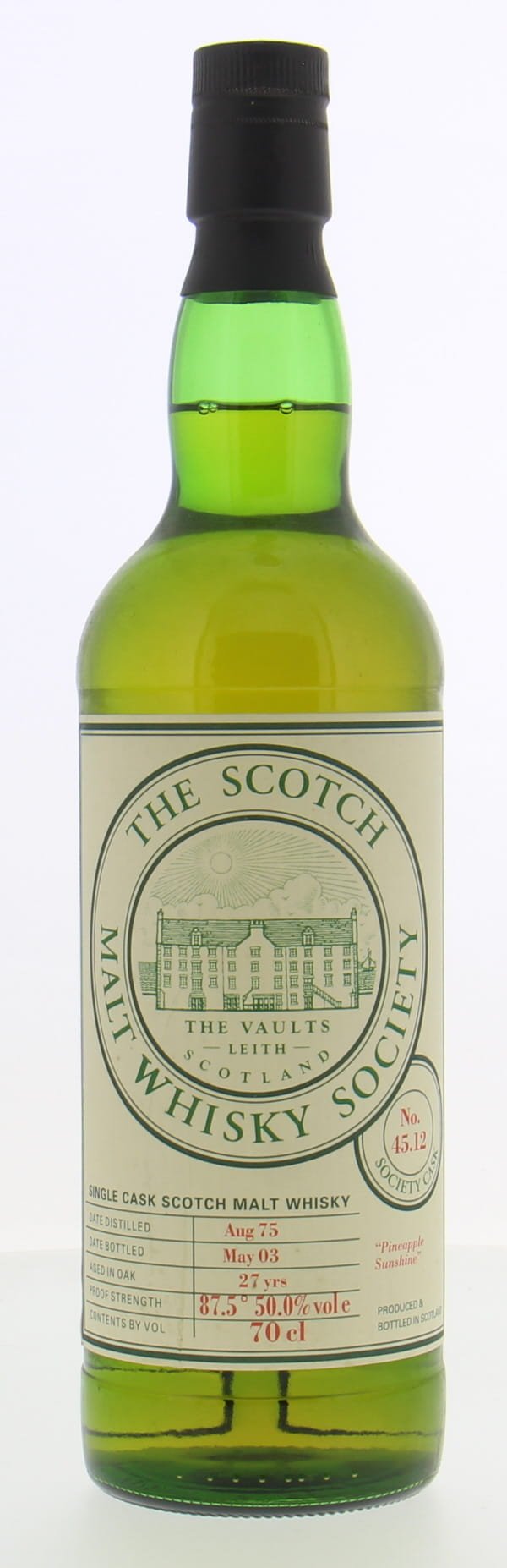 Dallas Dhu - 1975 SMWS 45.12 Pineapple Sunshine 50% 1975