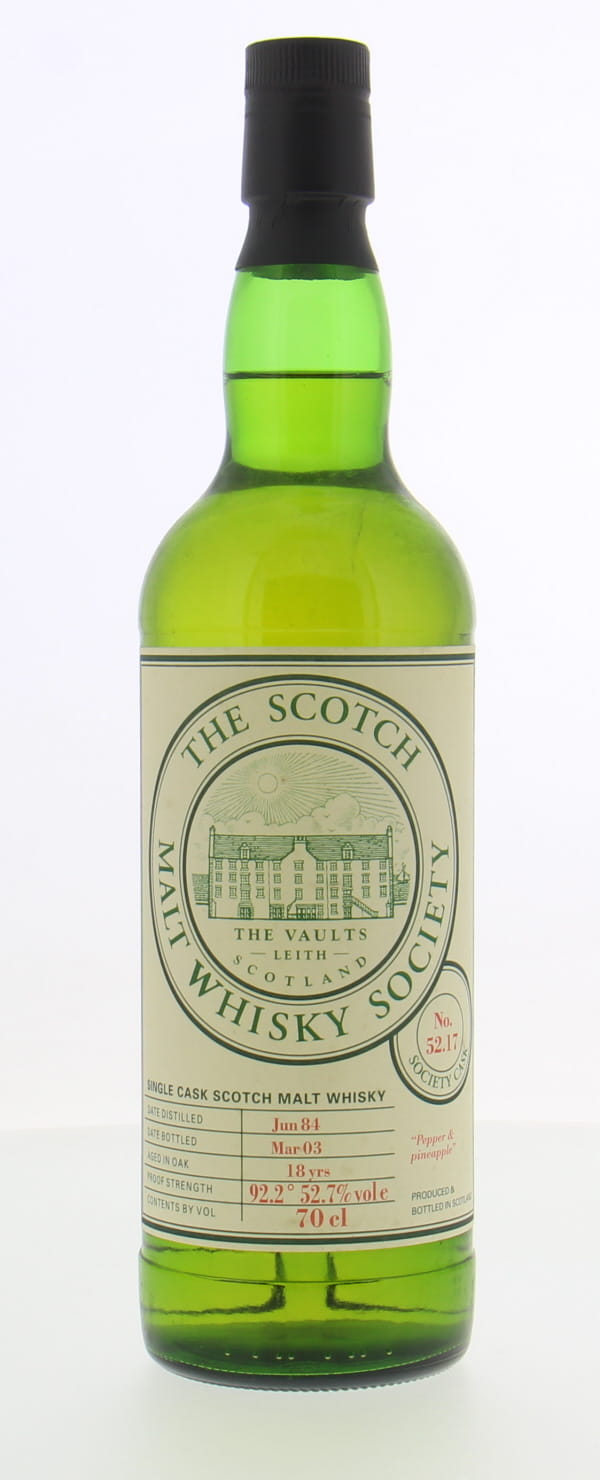 Old Pulteney - 1984 SMWS 52.17 Pepper & pineapple 52.7% 1984