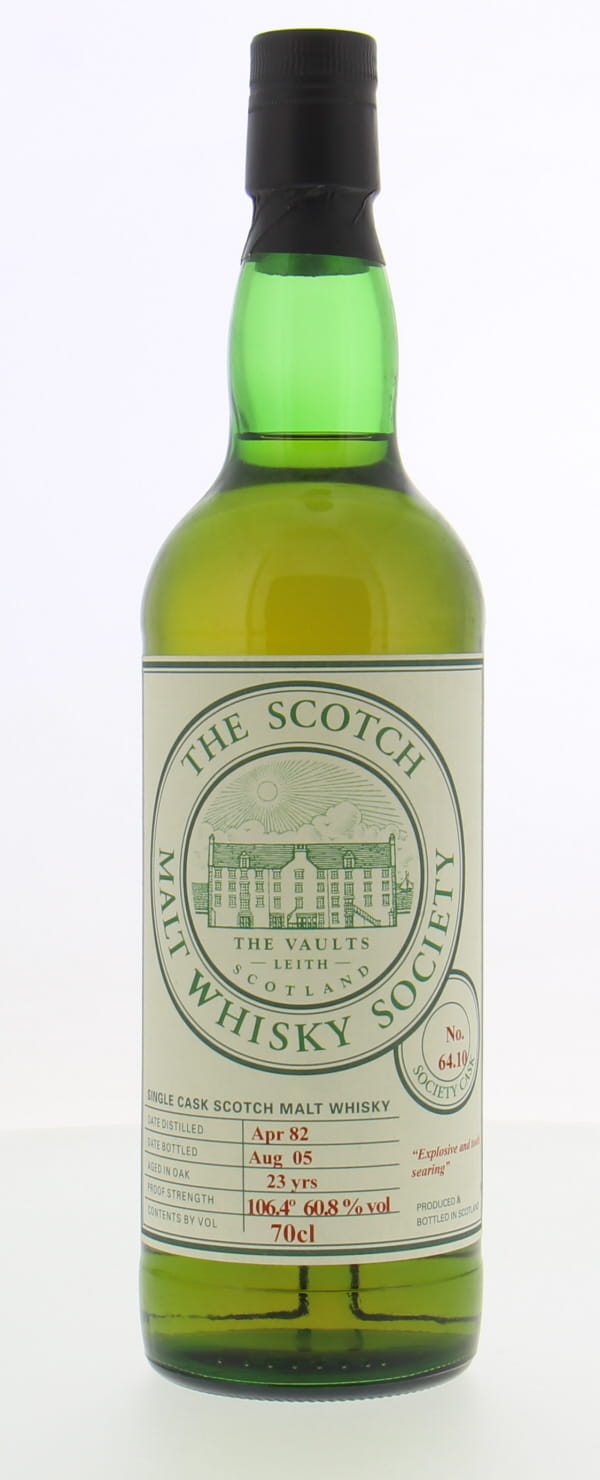 Mannochmore - 1982 SMWS 64.10 Explosive and tooth searing 60.8% 1982