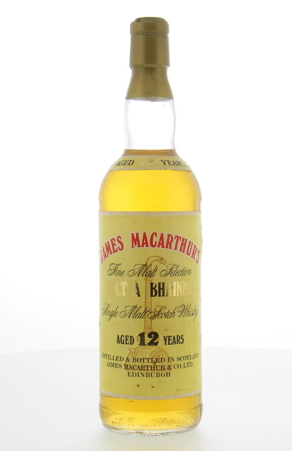 Allt-A-Bhainne - 12 Years Old Fine Malt Selection 43% NV