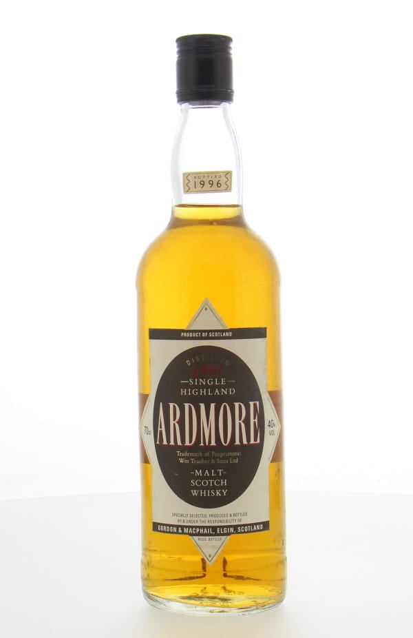 Ardmore - 1981 Gordon & MacPhail Licensed Bottling 40% 1981