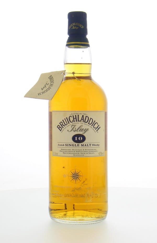 Bruichladdich - 10 Years Old Cream Label Blue Letters 40% NV