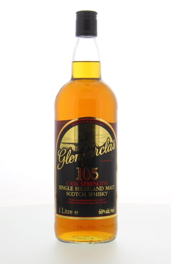 Glenfarclas - 105 Cask Strength Backlabel 5 heads of the Grant generation 60% NV