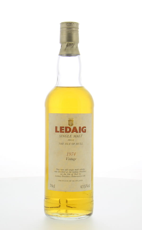 Ledaig - 1974 Vintage 21 Years Old  43% 1974