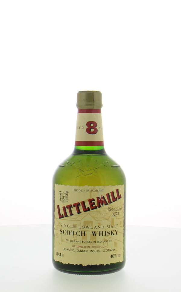 Littlemill - 8 Years Old Green Dumpy Gold Capsule 40% NV