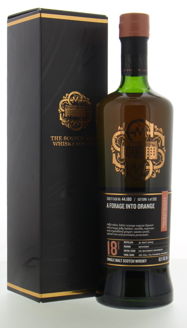 Craigellachie - 2005 SMWS 44.180 A forage into orange 60.1% 2005