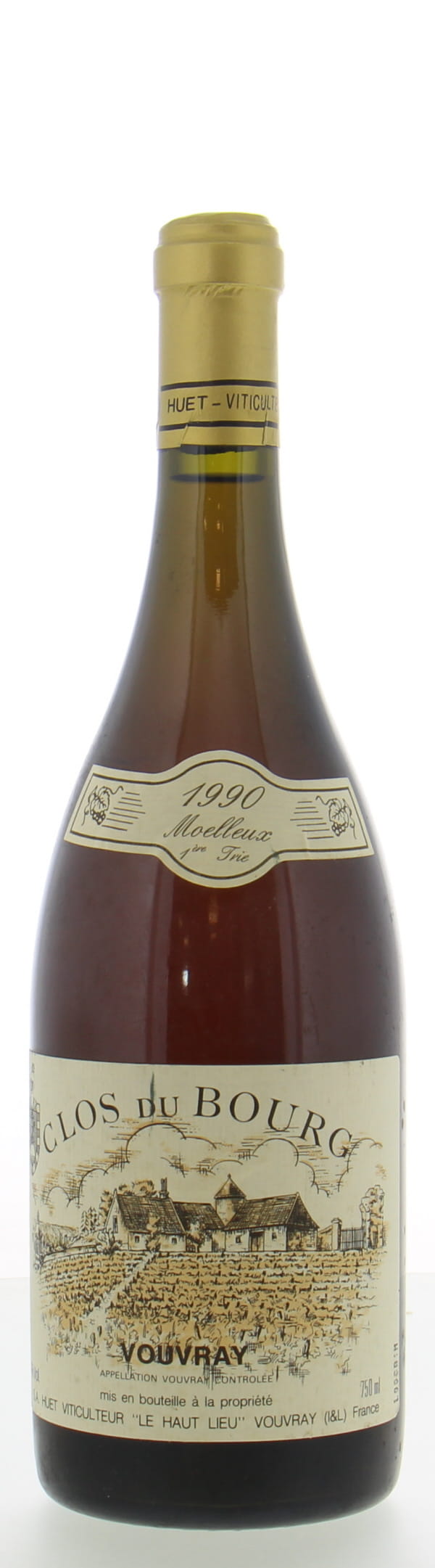 Domaine le Haut Lieu (Gaston Huet) - Clos du Bourg Moelleux 1er cru 1990