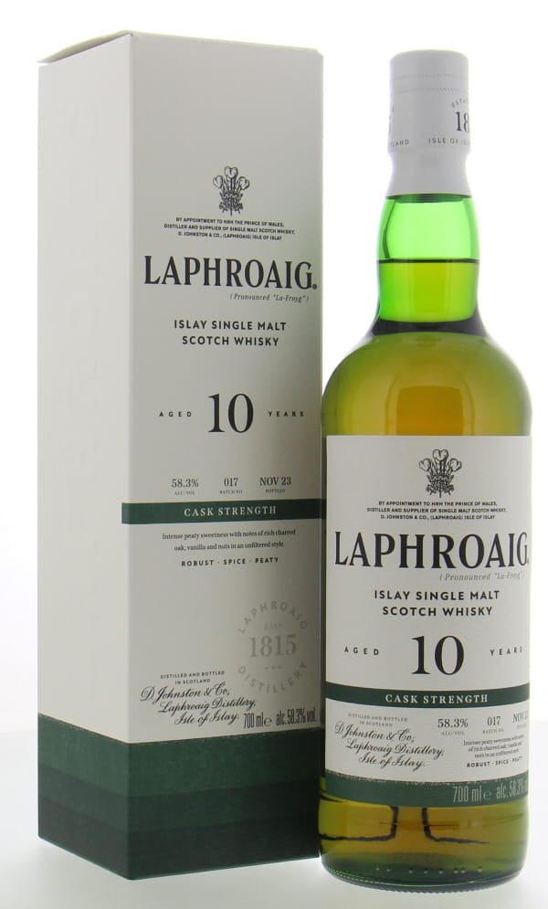 Laphroaig - 10 Years Old Cask Strength Batch #17 58.3% NV