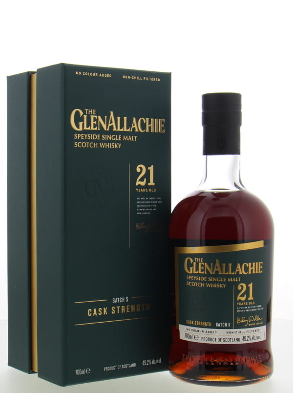 Glenallachie - 21 Years Old Cask Strength Batch 5 49.2% NV