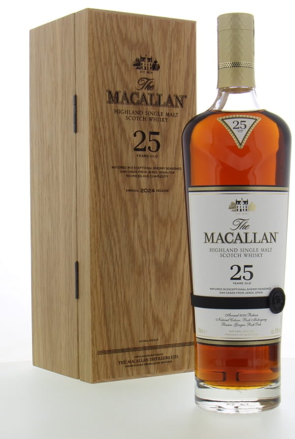 Macallan - 25 Years Old Sherry Oak Annual 2024 Release 43% NV