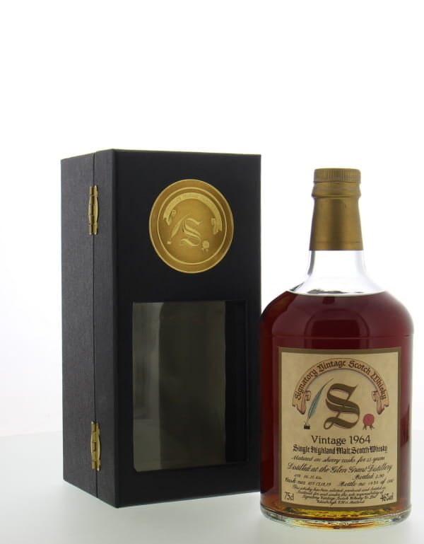 Glen Grant - 25 Years Old Signatory Vintage Collection Dumpy Cask 10717 10718 10719 46% 1964