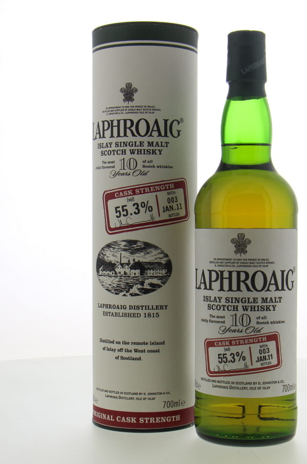 Laphroaig - 10 Years Old Cask Strength Batch #003 55.3% NV