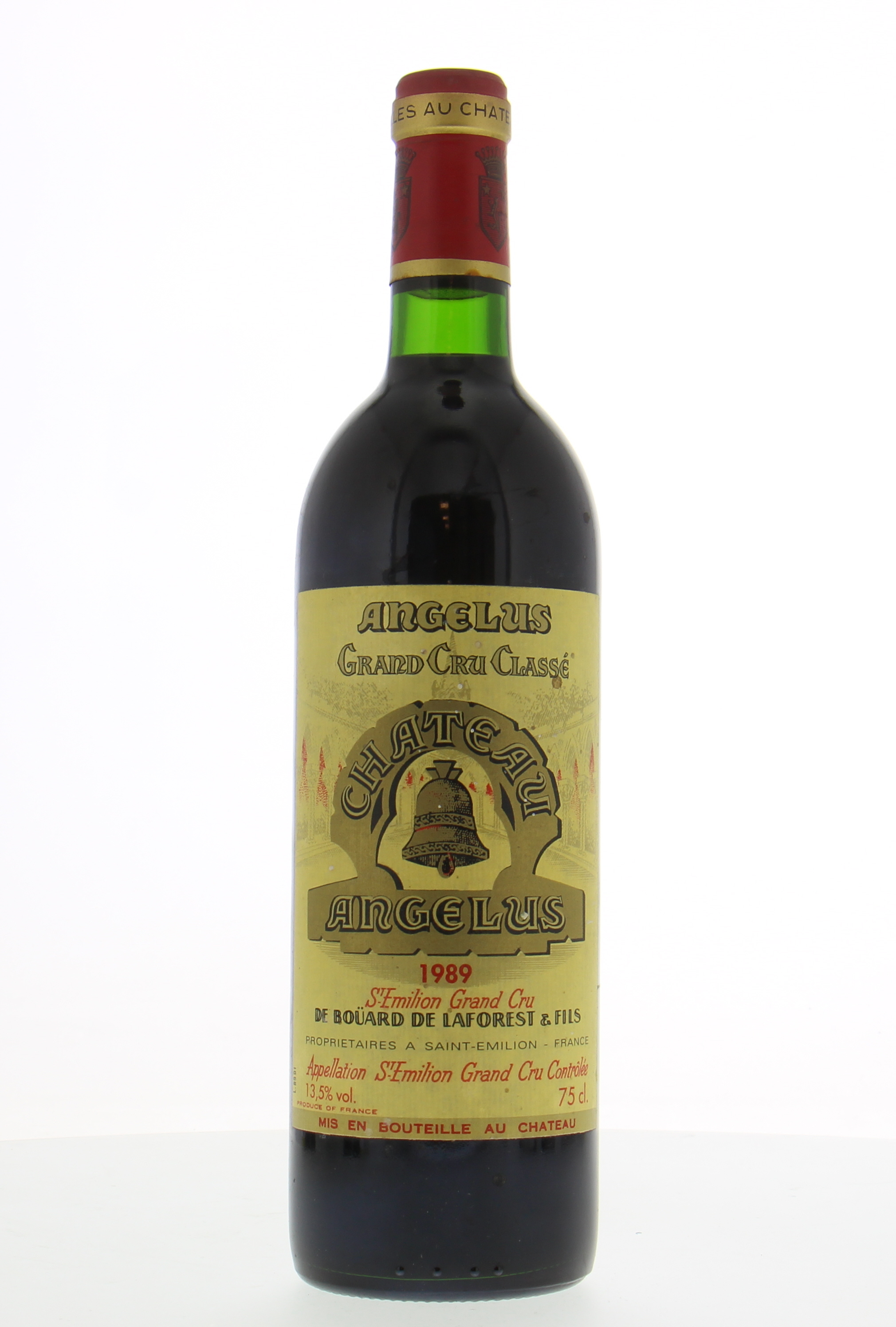 Chateau Angelus - Chateau Angelus 1989 From Original Wooden Case