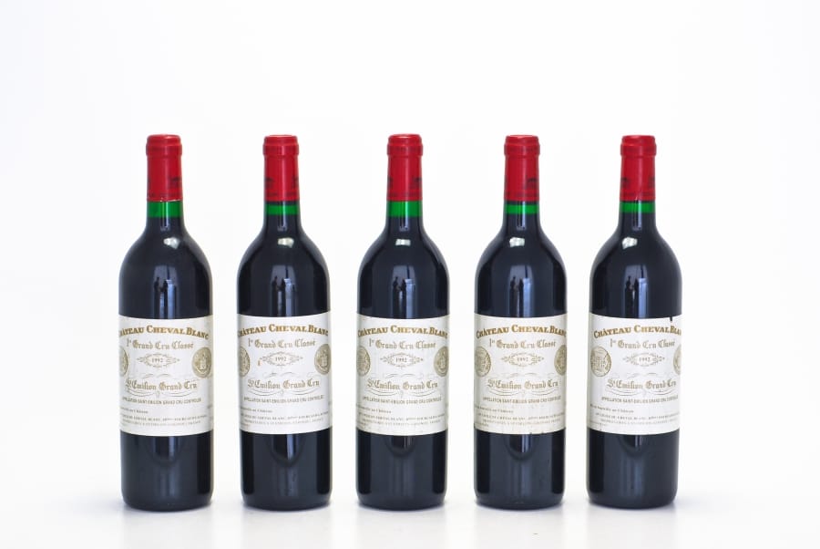 Chateau Cheval Blanc - Chateau Cheval Blanc 1992 From Original Wooden Case