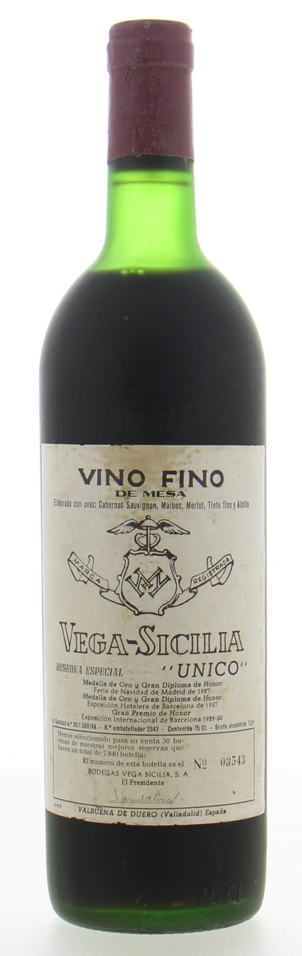 Vega Sicilia - Reserva Especiale bottled 1985 NV