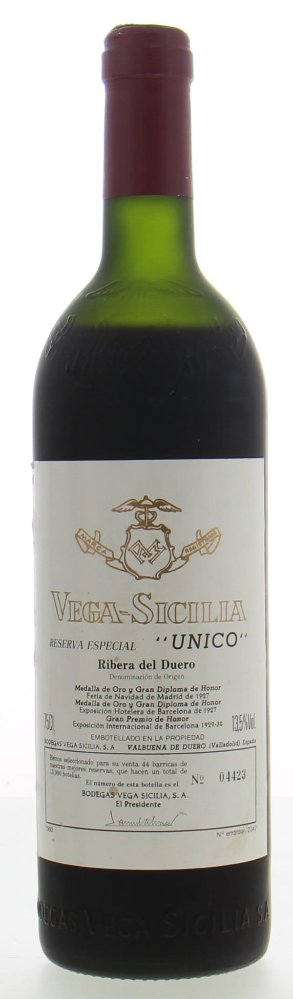 Vega Sicilia - Reserva Especiale release 1992 NV