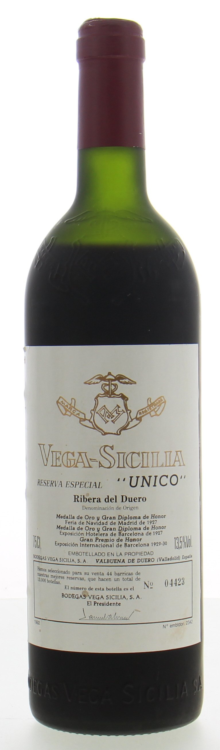 Vega Sicilia - Reserva Especiale release 1992 NV