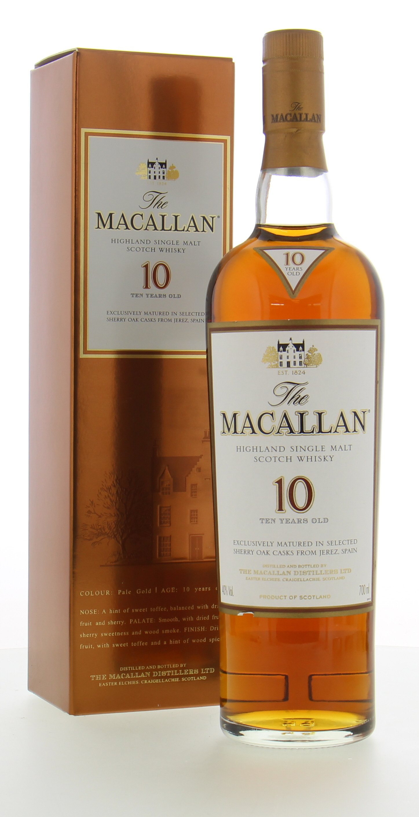 The Macallan - 10 Years Old Sherry Oak NV 10150