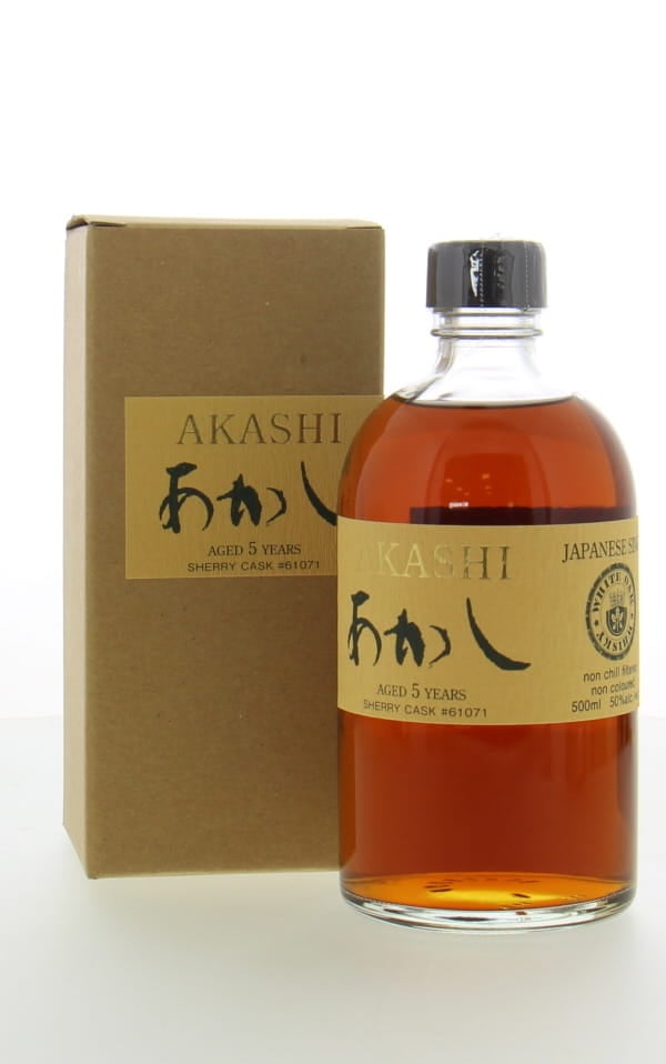 Eigashima Shuzo - Akashi White Oak Cask 61071 50% 