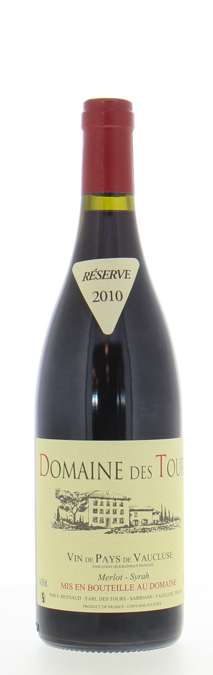 Rayas - Domaine des Tours Reserve Merlot-Syrah 2010