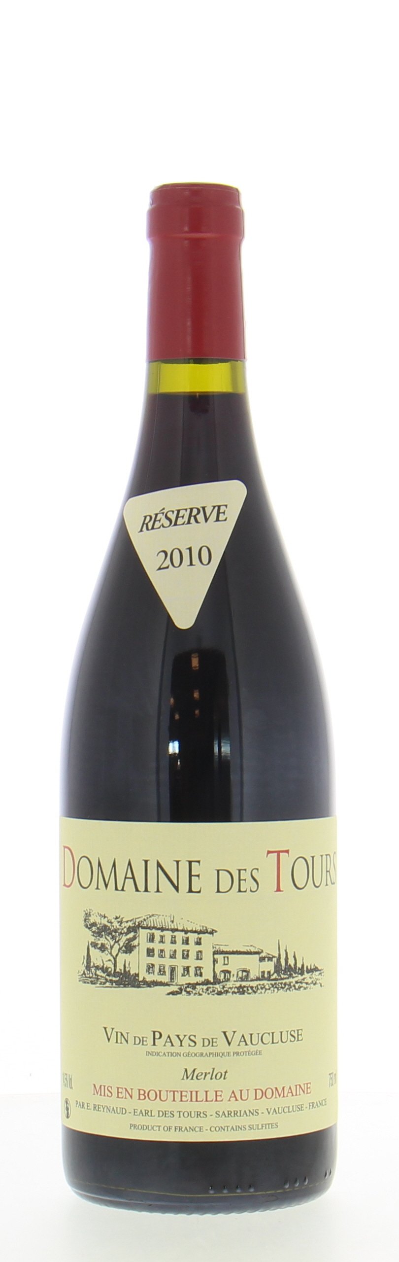 Rayas - Domaine des Tours Reserve Merlot 2010