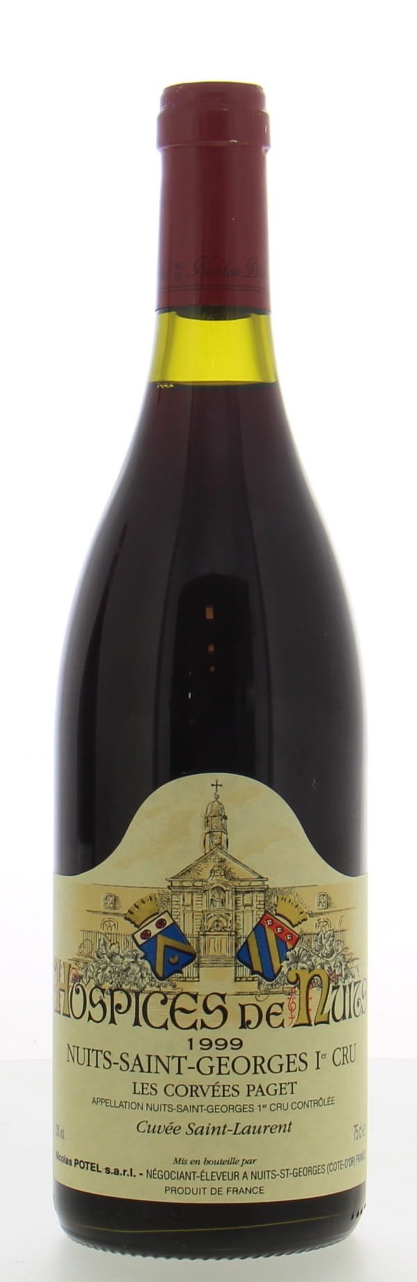 Nicolas Potel - Nuits-Saint-Georges 1ste Cru Les Corvees Paget Hospices de Nuits Cuvee Laurent 1999