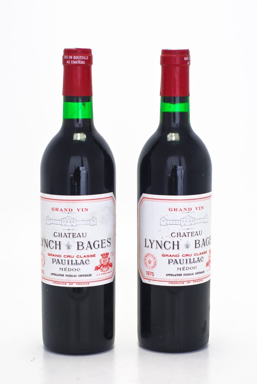 Chateau Lynch Bages - Chateau Lynch Bages 1975 From Original Wooden Case