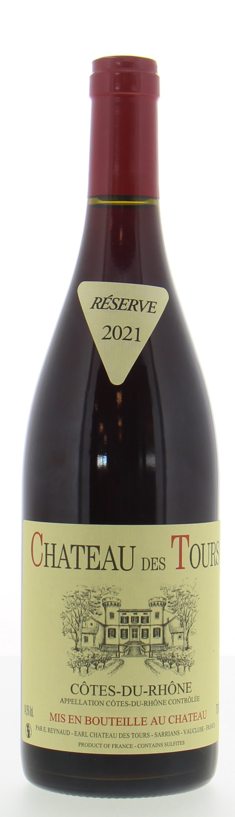Rayas - Chateau des Tours Cotes du Rhone reserve Rouge 2021