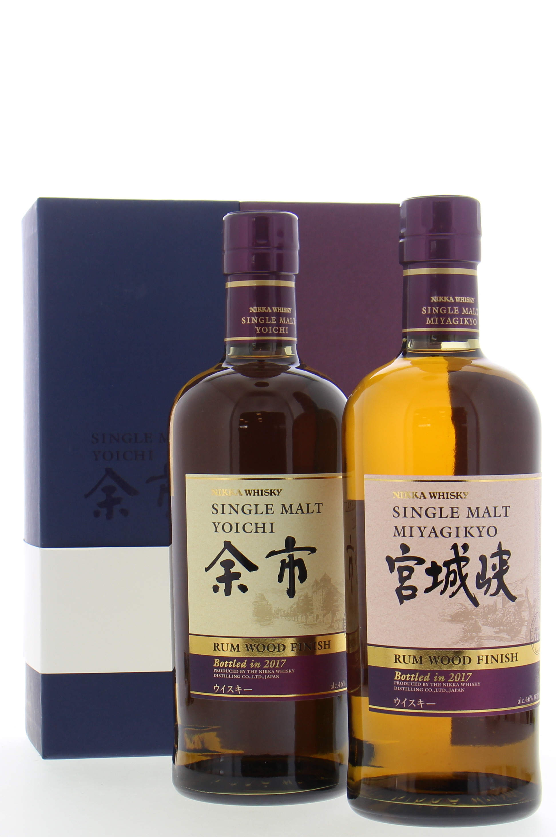 Yoichi - Miyagikyo & Yoichi Rum Wood Finish  10158