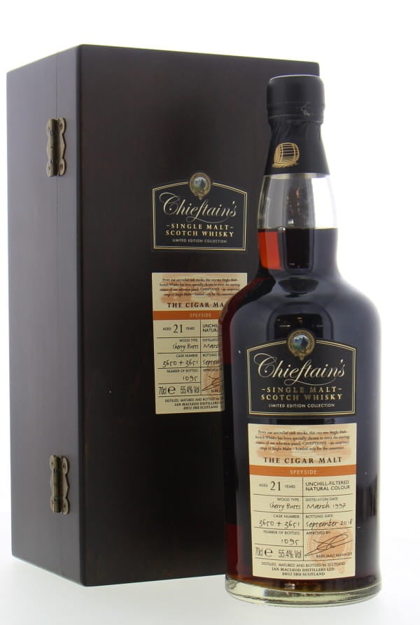 Mortlach - 21 Years Old The Cigar Malt Cask 3650-3651 1997