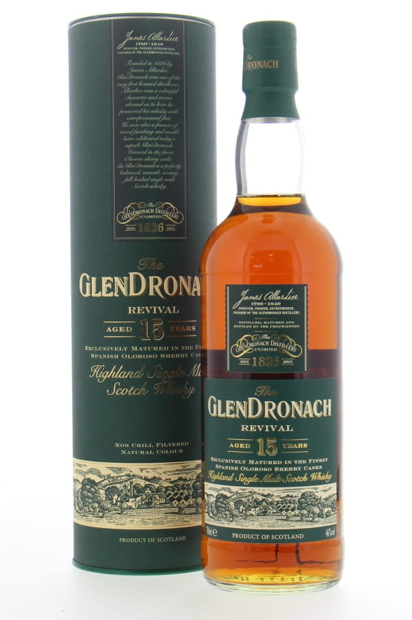Glendronach - 15 Years Old Revival 2015 edition NV