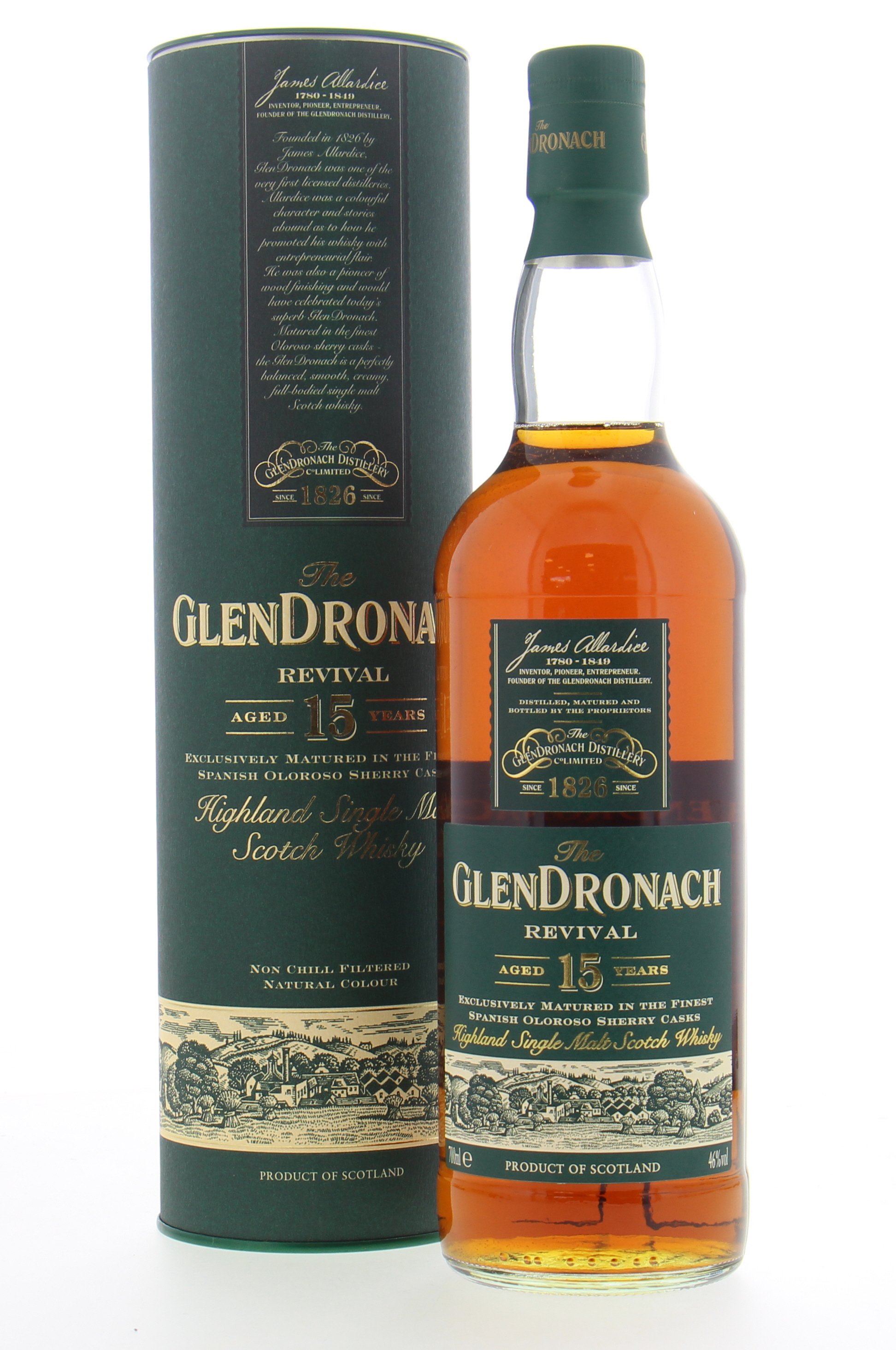 Glendronach - 15 Years Old Revival 2015 edition NV 10158