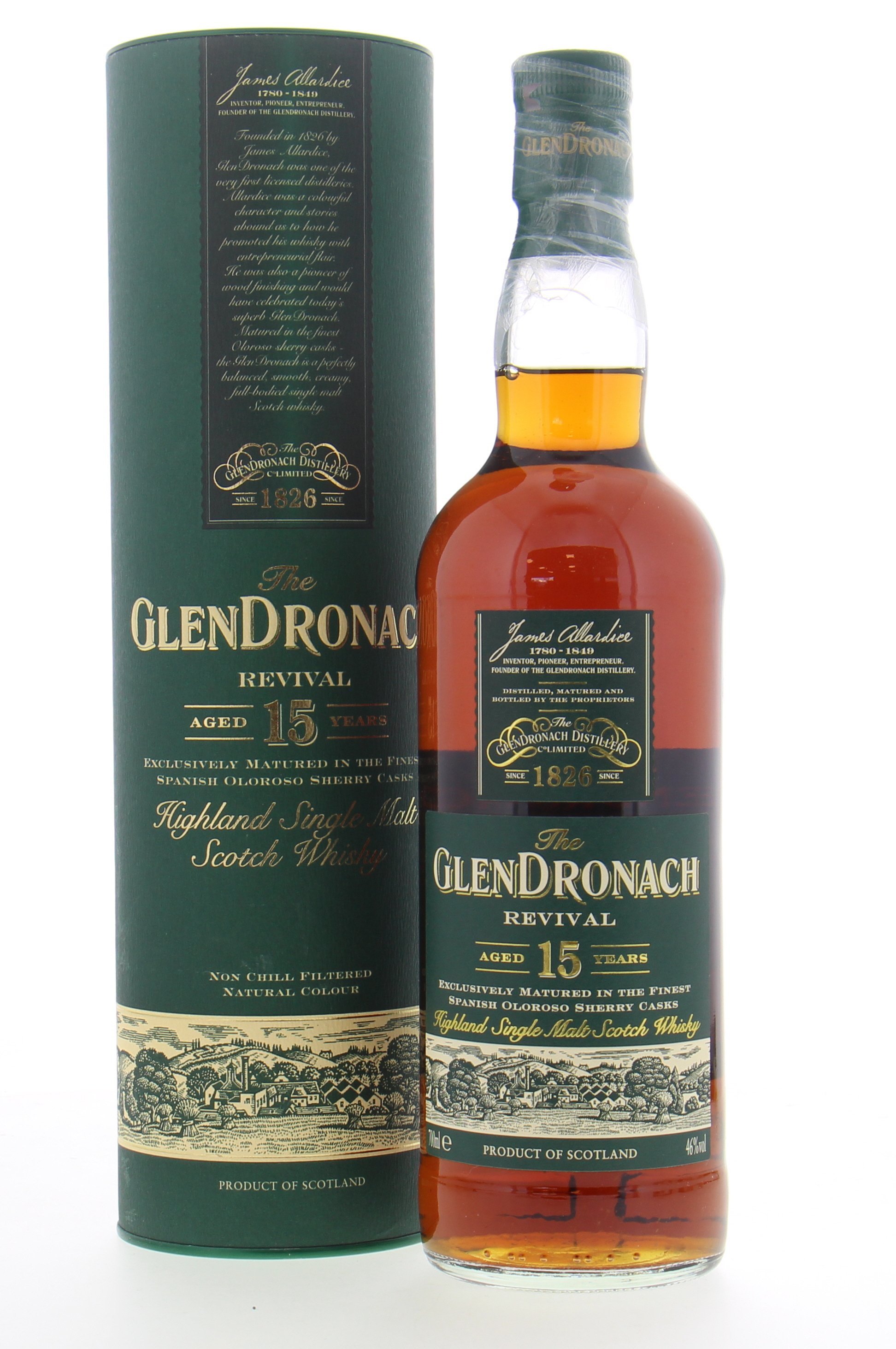 Glendronach - 15 Years Old Revival 2014 edition NV 10158