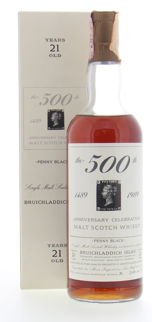 Bruichladdich - 21 Years Old Penny Black 1968
