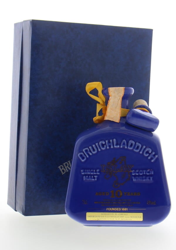 Bruichladdich - 10 Years Old Blue Ceramic Decanter NV