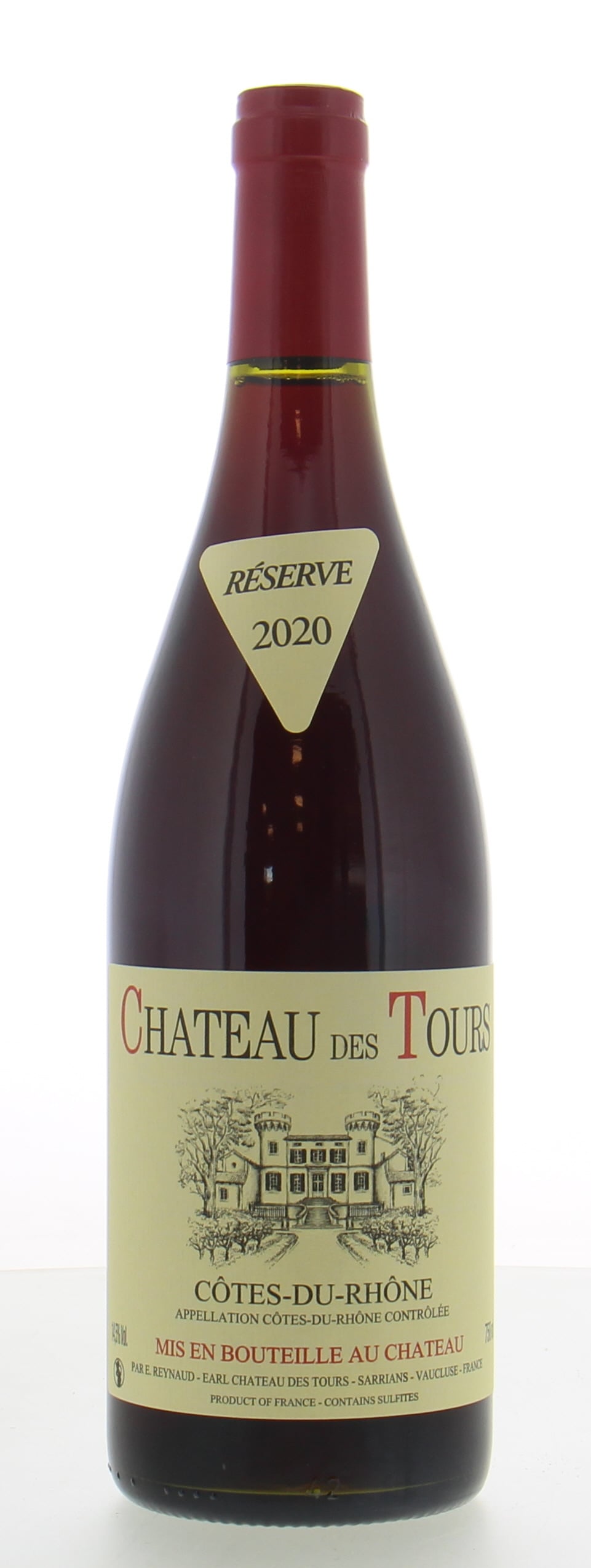 Rayas - Chateau des Tours Cotes du Rhone reserve Rouge 2020