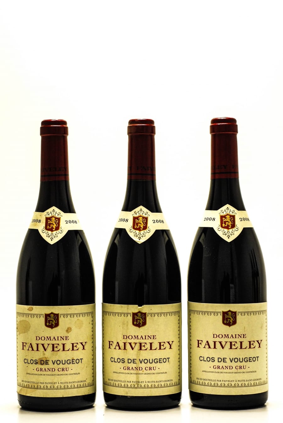 Faiveley - Clos de Vougeot 2008 From Original Wooden Case