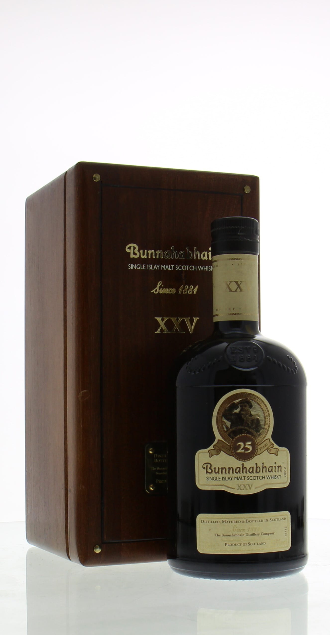Bunnahabhain - XXV 25 years 43% NV In Original Wooden Case