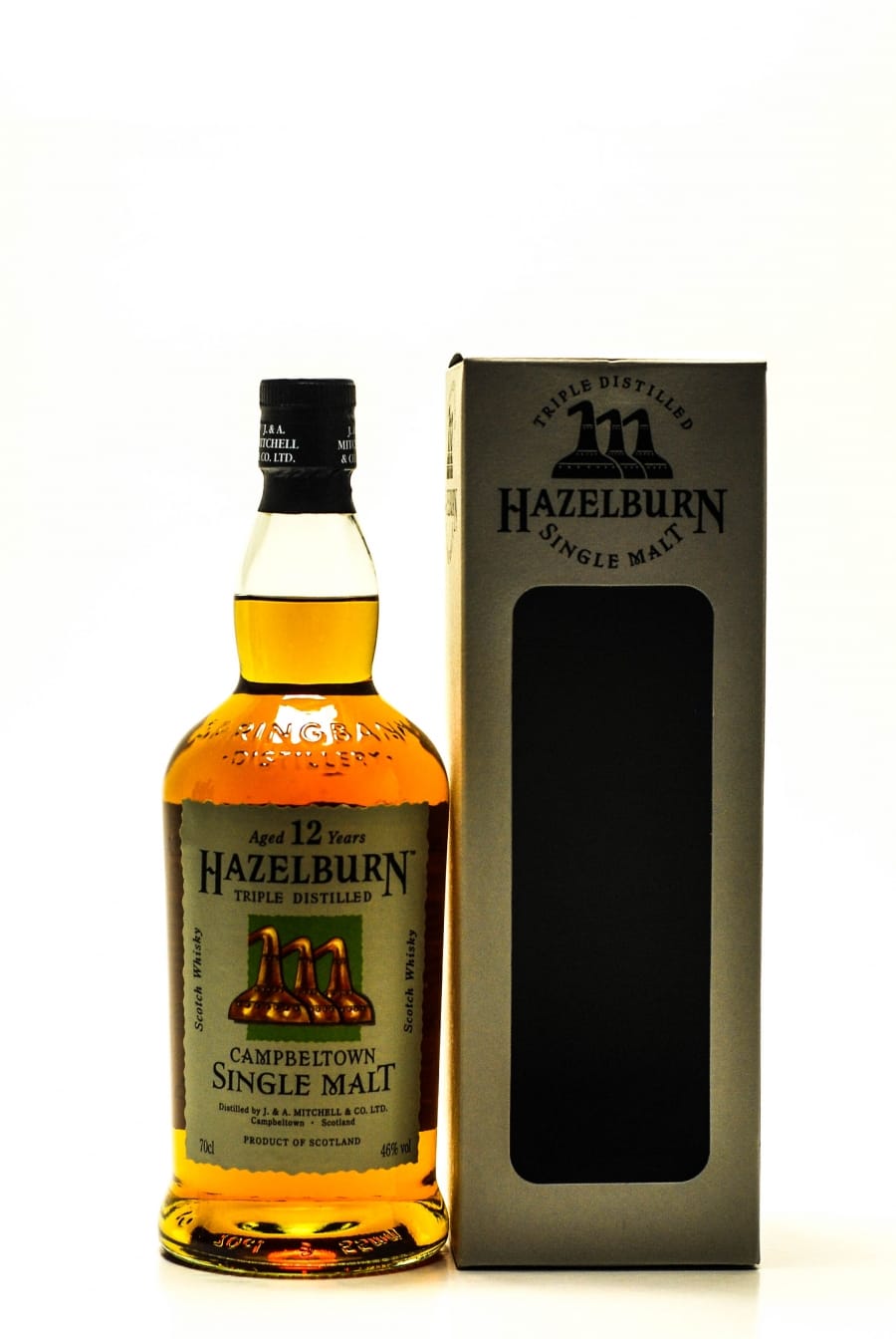 Hazelburn - 12 Years Old Bottled 2011 46% NV In Original Wooden Case