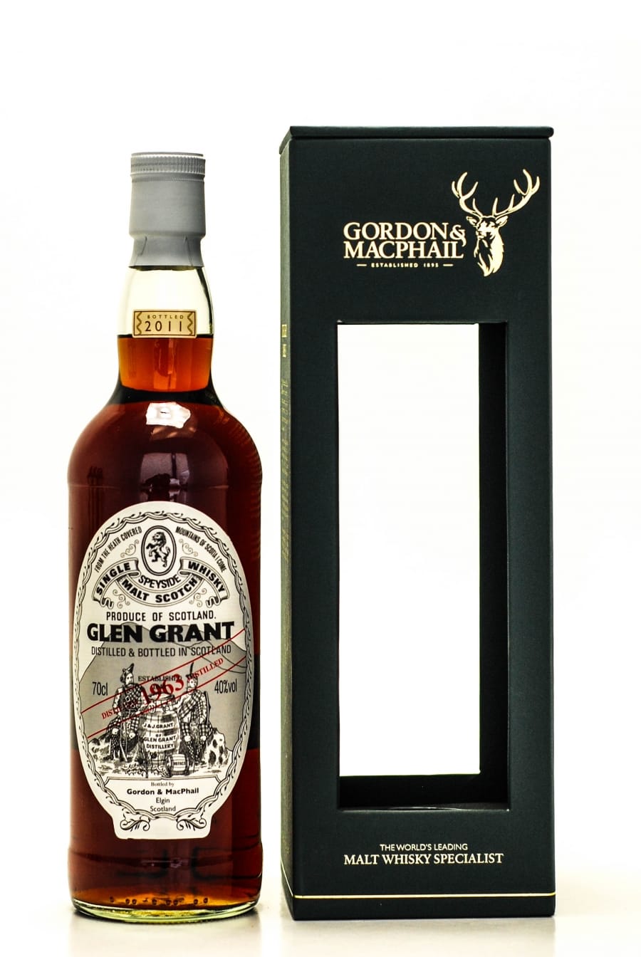 Glen Grant - Glen Grant 48 years Old Gordon & MacPhail Licensed Bottling Distilled 1963 Bottled 2011 40% 1963 In Original Wooden Case