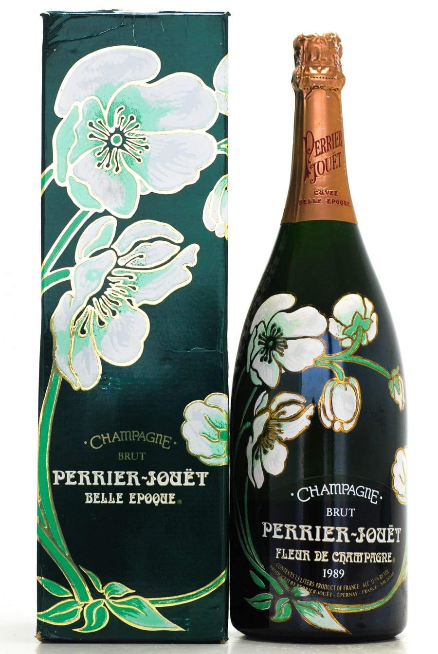 Perrier Jouet - Champagne Belle Epoque 1989 From Original Wooden Case