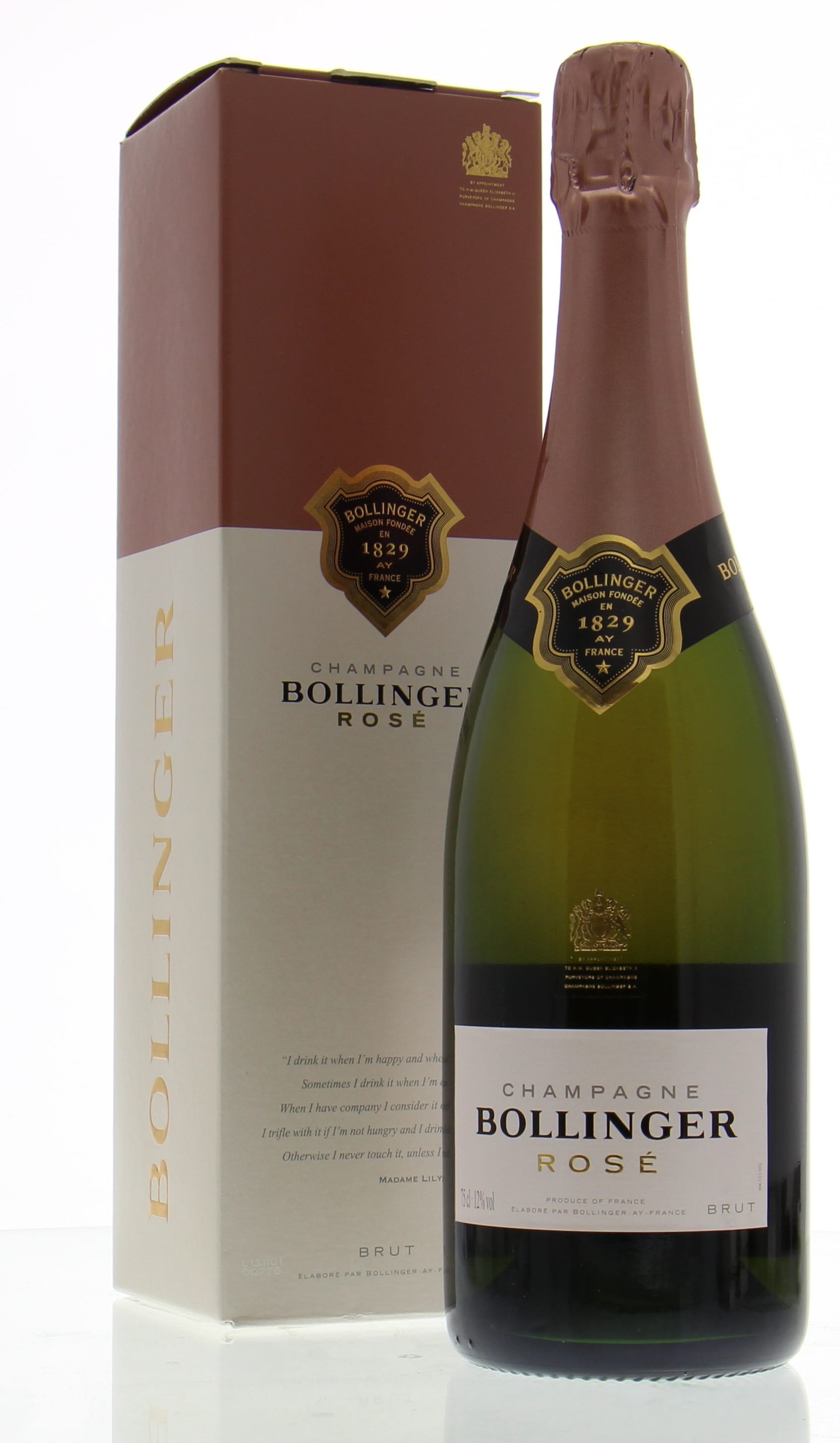 Bollinger - Grande Cuvee Rose NV From Original Wooden Case