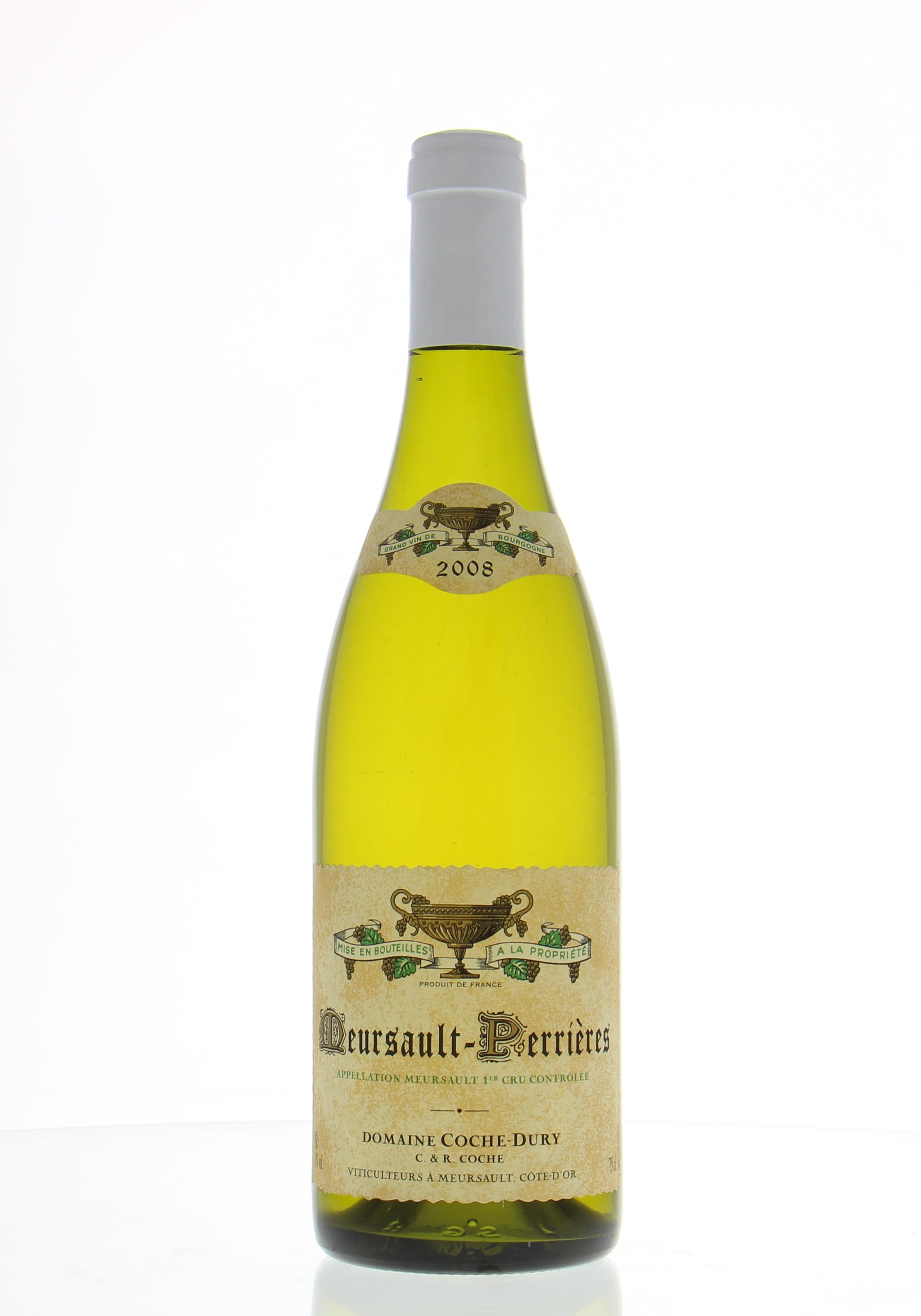 Coche Dury - Meursault Perrieres 2008 From Original Wooden Case