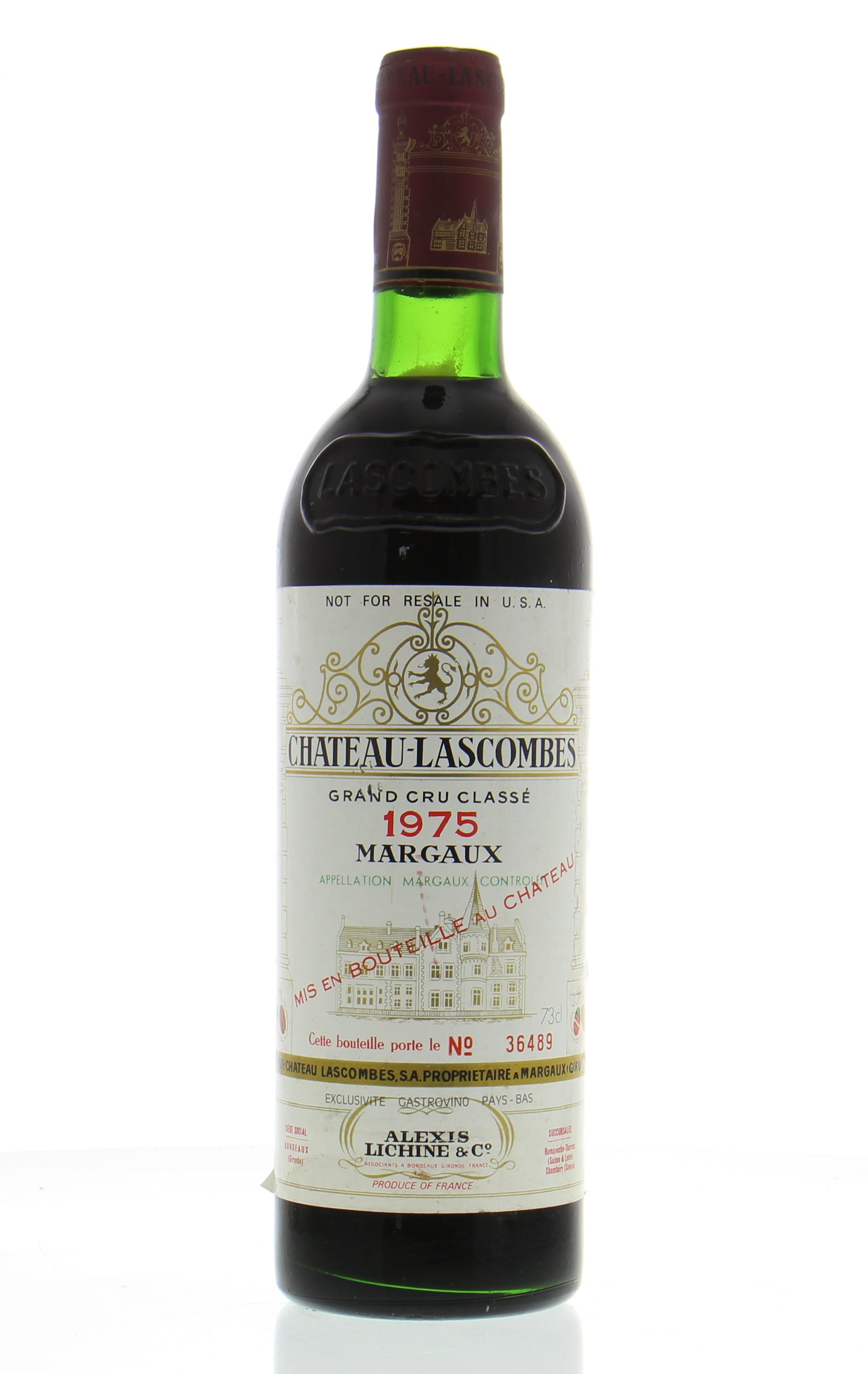 Chateau Lascombes - Chateau Lascombes 1975 From Original Wooden Case