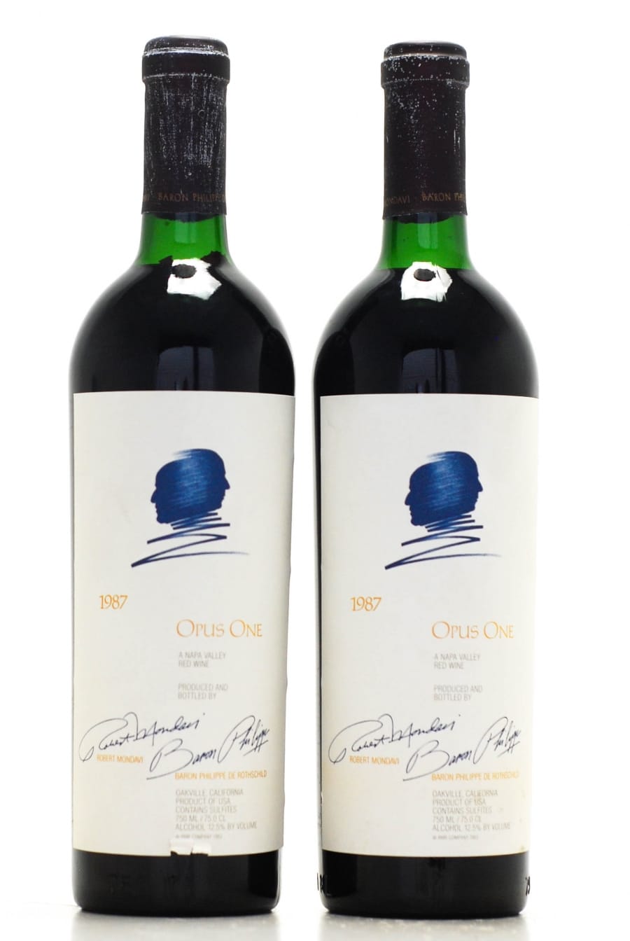 Opus One - Proprietary Red Wine 1987 From Original Wooden Case