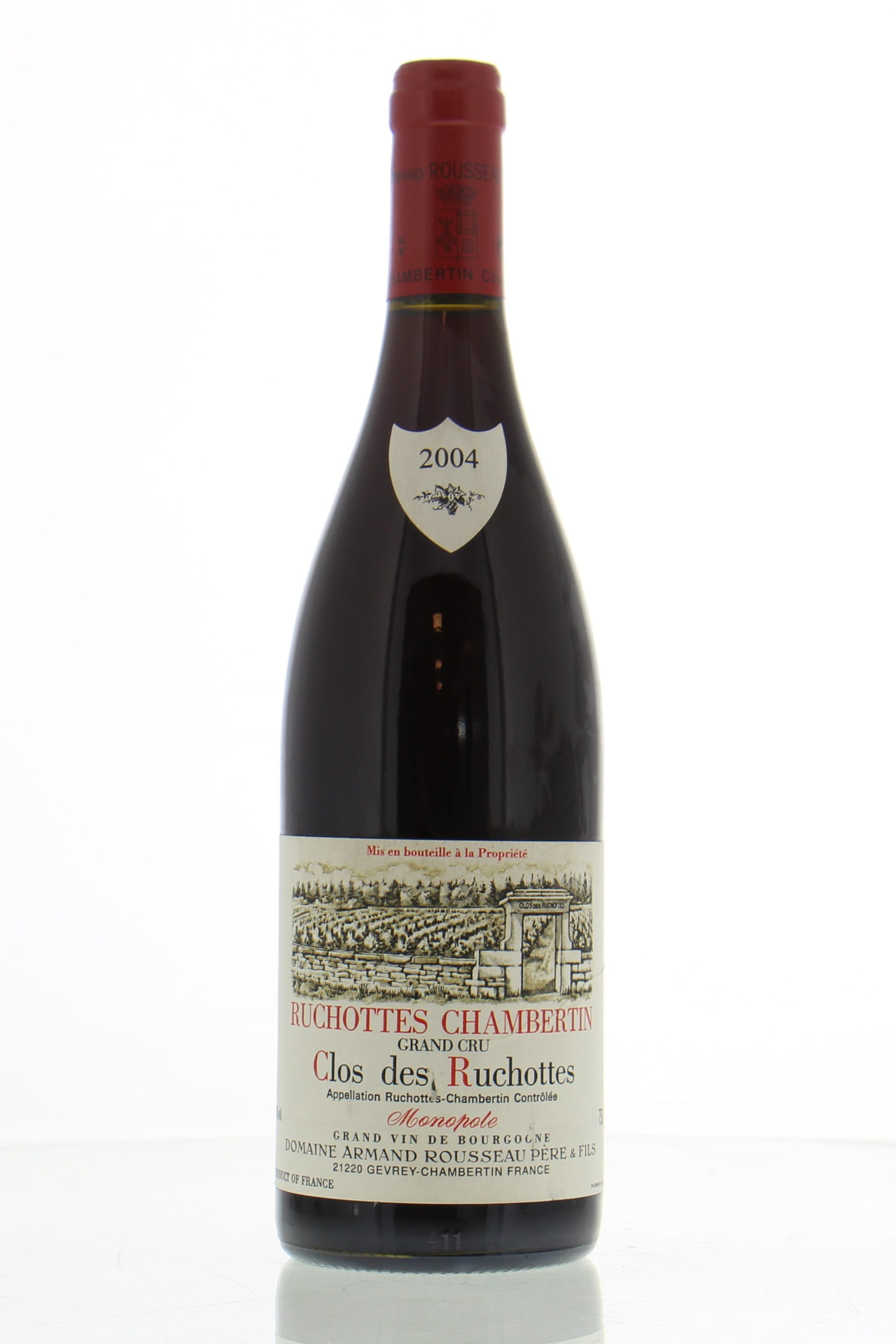 Armand Rousseau - Ruchottes Chambertin Clos des Ruchottes 2004 From Original Wooden Case