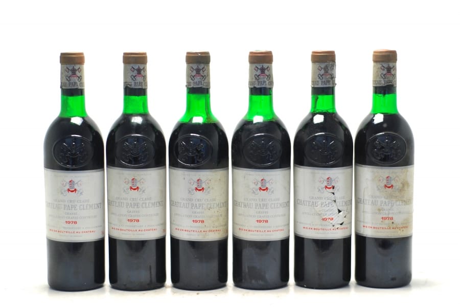 Chateau Pape Clement - Chateau Pape Clement 1978 From Original Wooden Case