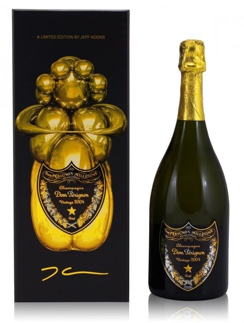 Moet Chandon - Dom Perignon Brut Jeff Koons Limited Edition 2004 From Original Wooden Case